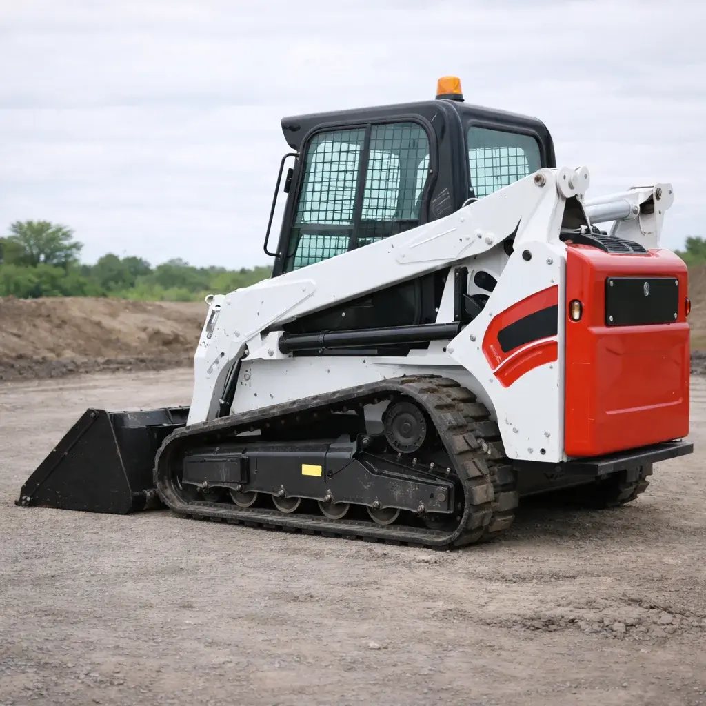 Large compact track loader with rubber tracks